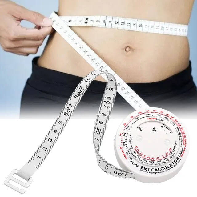 150cm BMI Body Mass Index Retractable Tape Calculator Diet Tape Measures Tools Multi Functional BMI Tape Measure 3