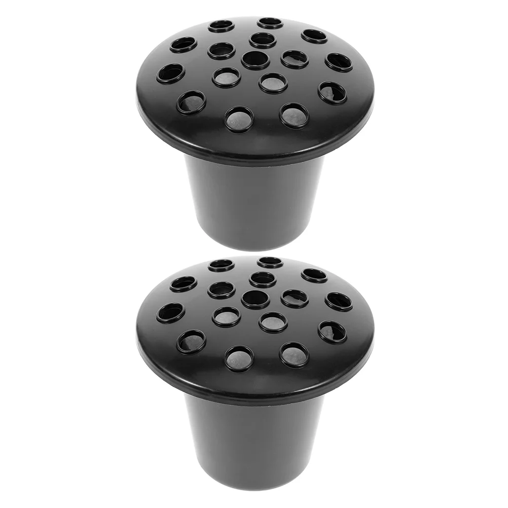 2 Pcs Worship Flower Arrangement Base Cemetery Vase Inserts Grave Holder Floral Hydroponics 6