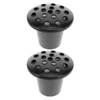 2 Pcs Worship Flower Arrangement Base Cemetery Vase Inserts Grave Holder Floral Hydroponics 6