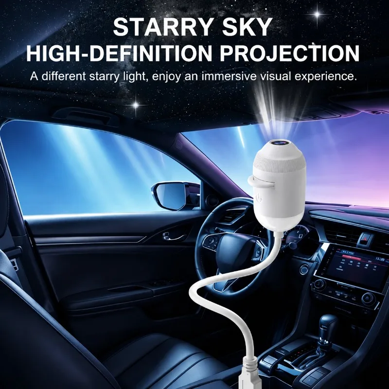 Starry Sky Galaxy Projector Night Lamp for Bedroom and Home Decoration