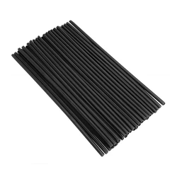 Motorcycle and Bicycle Wheel Spoke Wraps - Stylish Decorative Tire Sleeve Covers, 72 Pieces (Black)