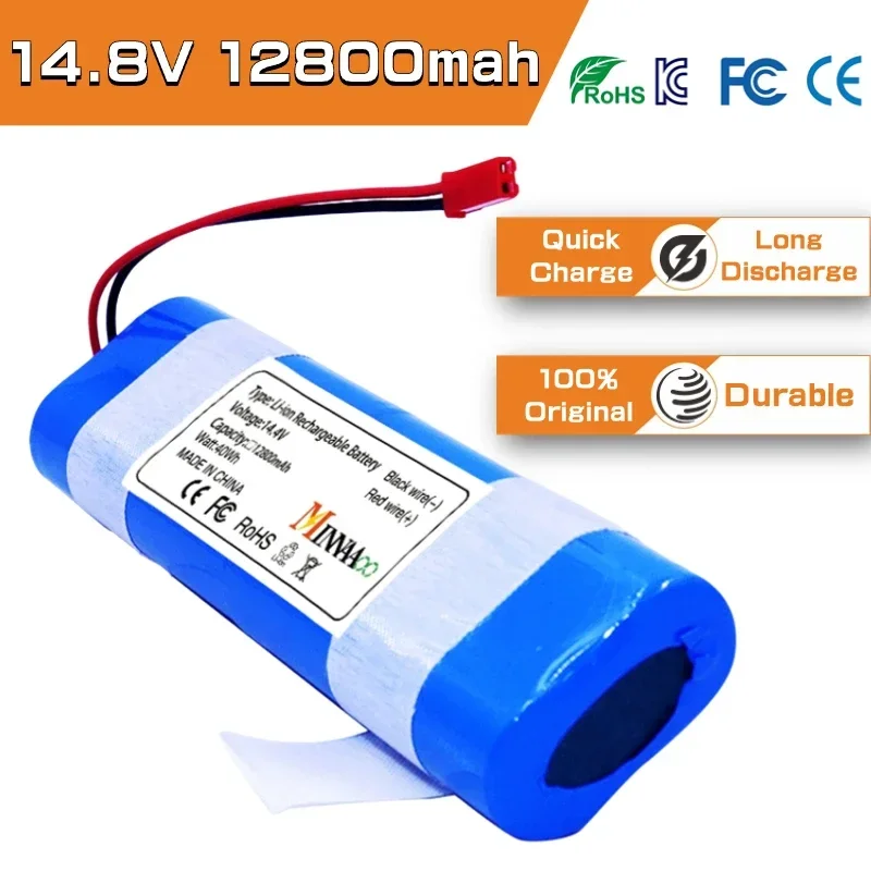 

14.8V 6800mAh 12800mah Good Quality Battery For ILIFE V50 V55 V8s V3s Pro V5s Pro V8s X750 Robot Vacuum Cleaner Battery