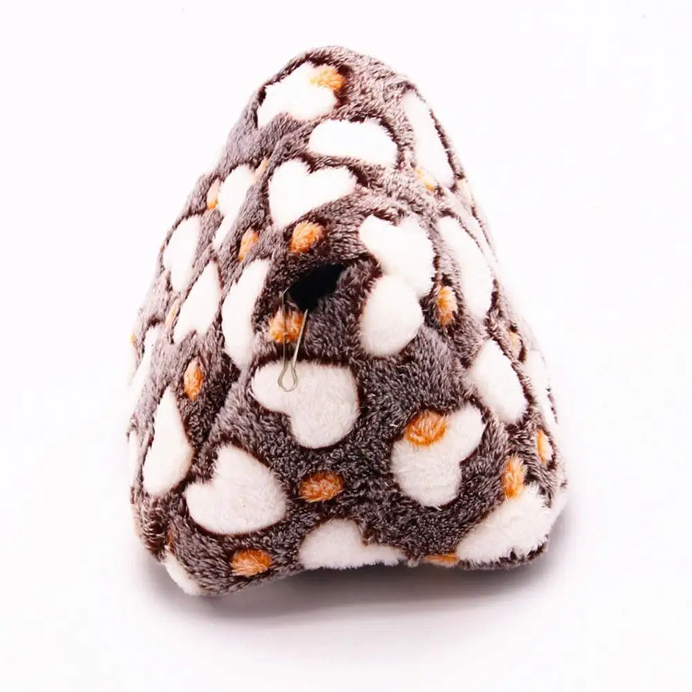 Coral Fleece Dot Printing Small Foam Pet House Hanging Hamster Bed Warm Comfortable Winter Hammock Cave Cage Hut Tent Cotton Nest pet sleeping bed pet house pet hammock pet sleeping mat pet cave bed pet cotton nest