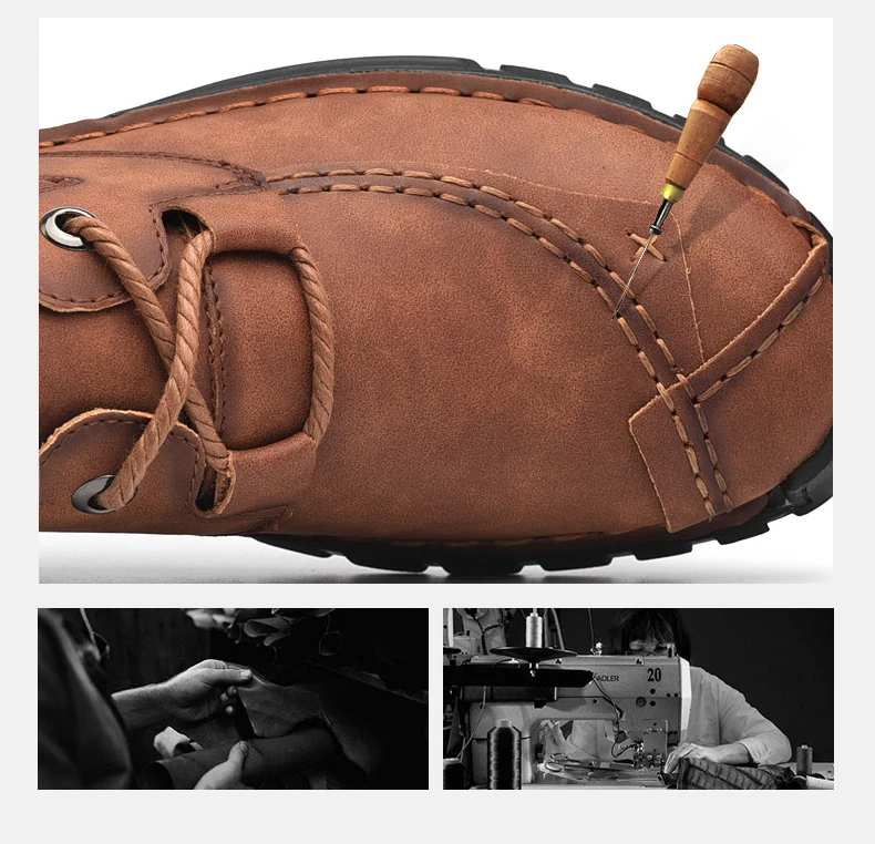 Mens Casual Sneakers Platform Flats Loafers Breathable Comfortable