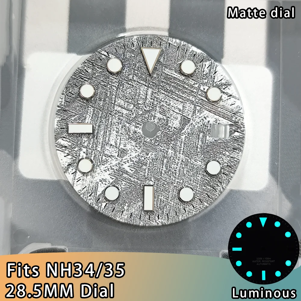 Enhanced White Watch Dial with BGW9 Blue Luminous Feature - 28.5mm