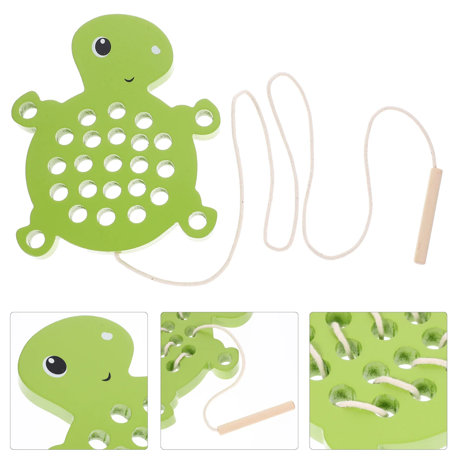 

Игрушки-нитки, Обучающие шнурки Монтессори для малышей, деревянные детские игрушки