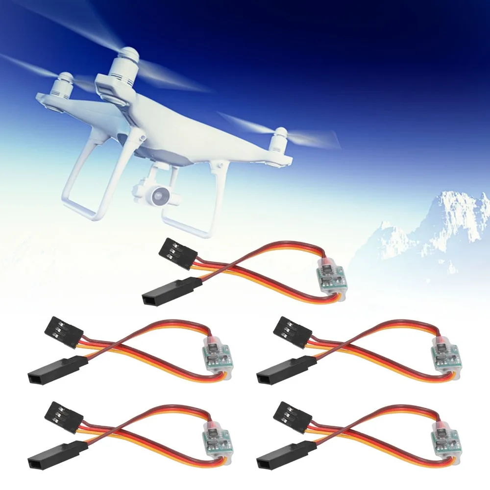 5 Pcs 3.6V-24V 5A RC 서보 리버서 고압 범용 서보 신호 리버서 회전 인버터 RC 항공기/비행기용