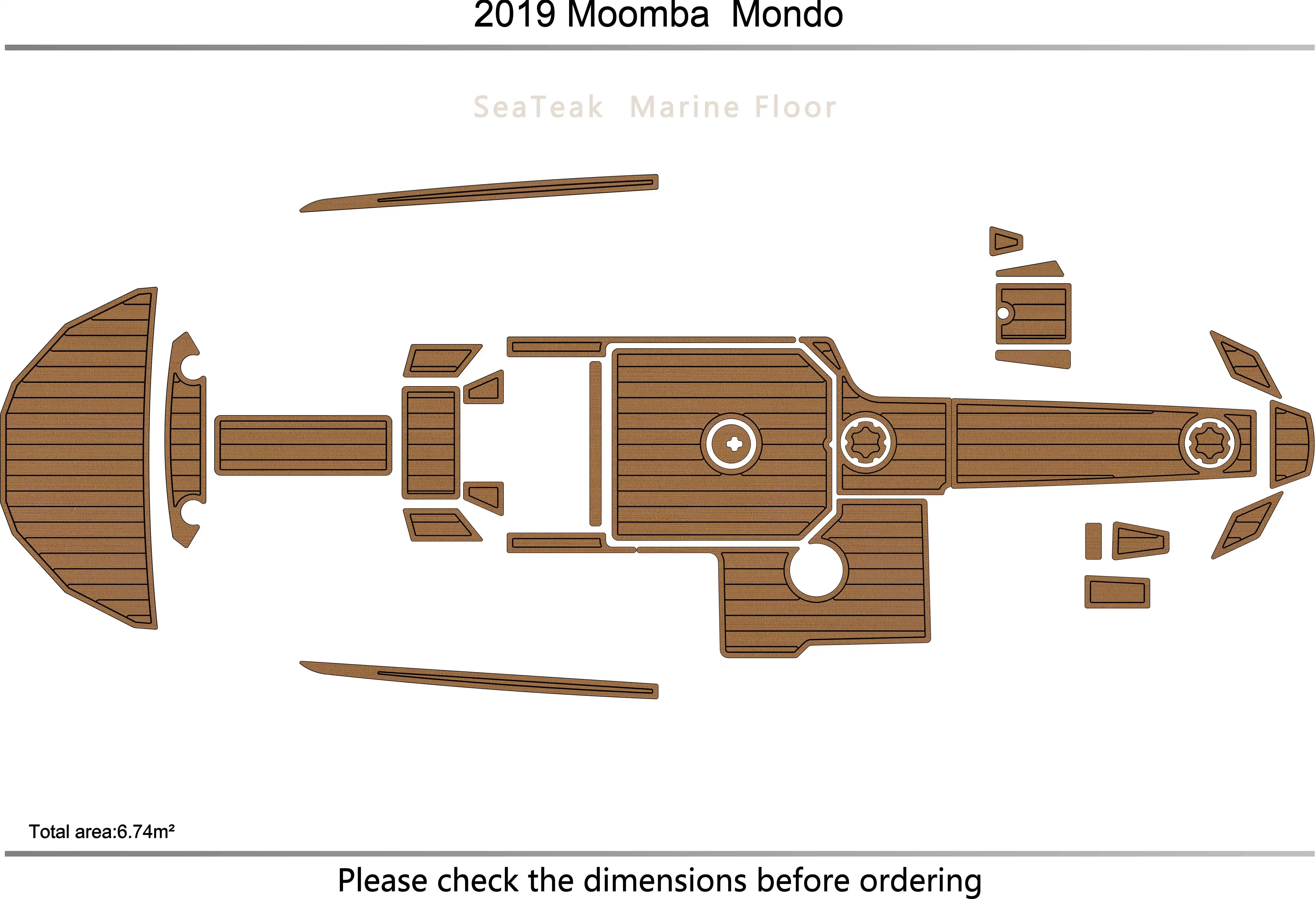 

2019 Moomba Mondo Cockpit swimming platform 1/4" 6mm EVA fAUX carpet Water Ski Yacht Fishing Boat Non-slip mat floor