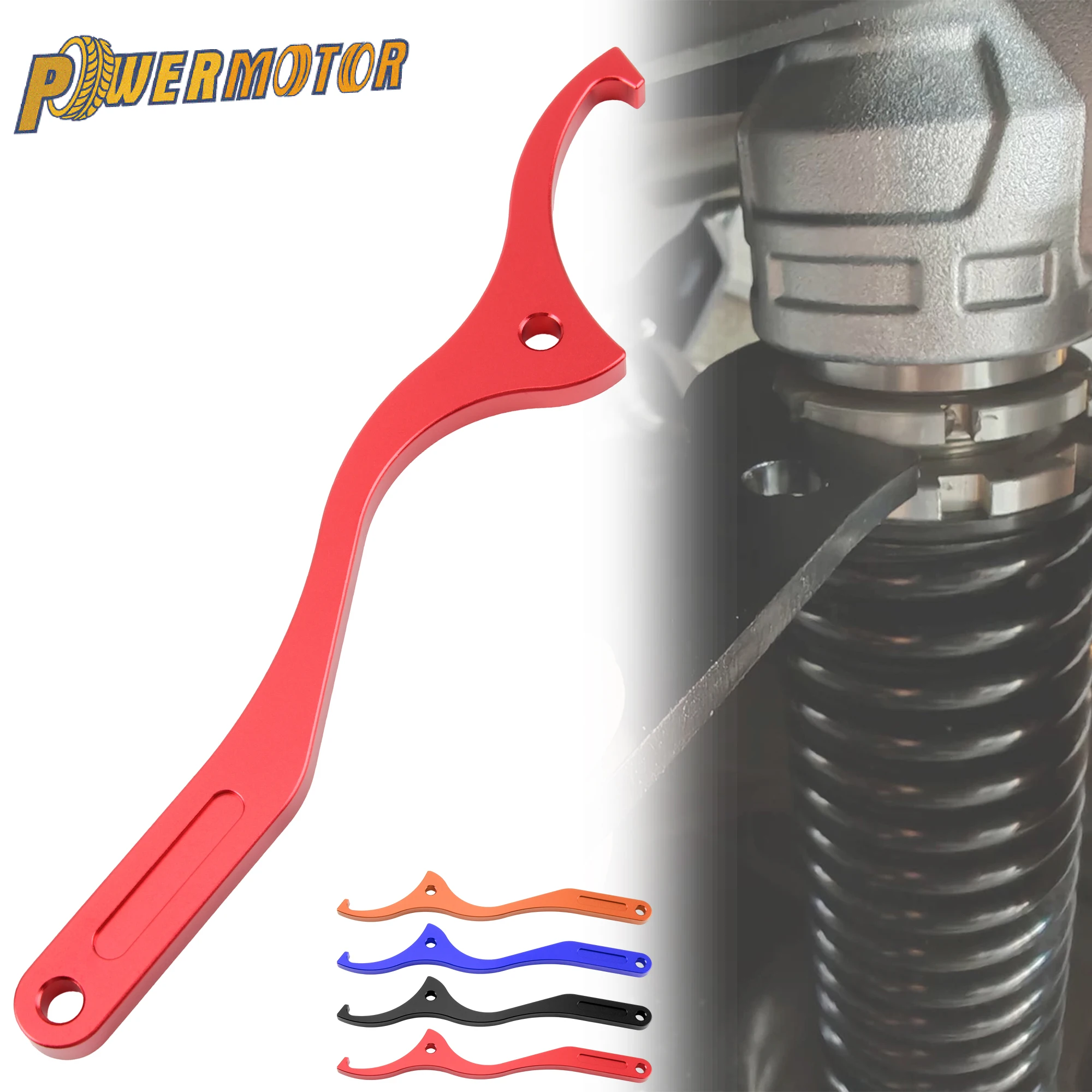 Motorcycle CNC Rear Damping Shock Spanner Wrench For KTM SX XC SXF XCW XCF EXC EXCF 125-500-Motocross Repair Tools