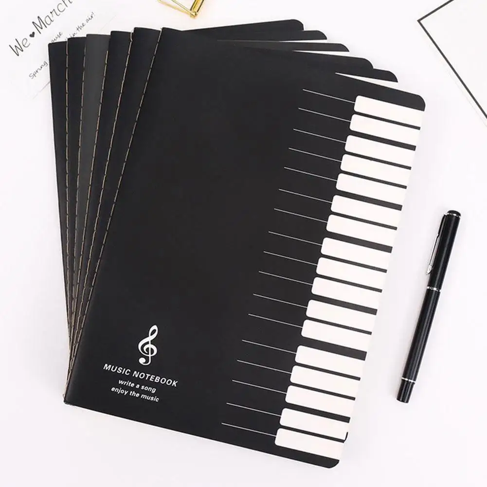 Stave Notebook Piano Musical Note Exercise Book Student Children's Card Width Entry Basic Course Musical Instrument Accessories