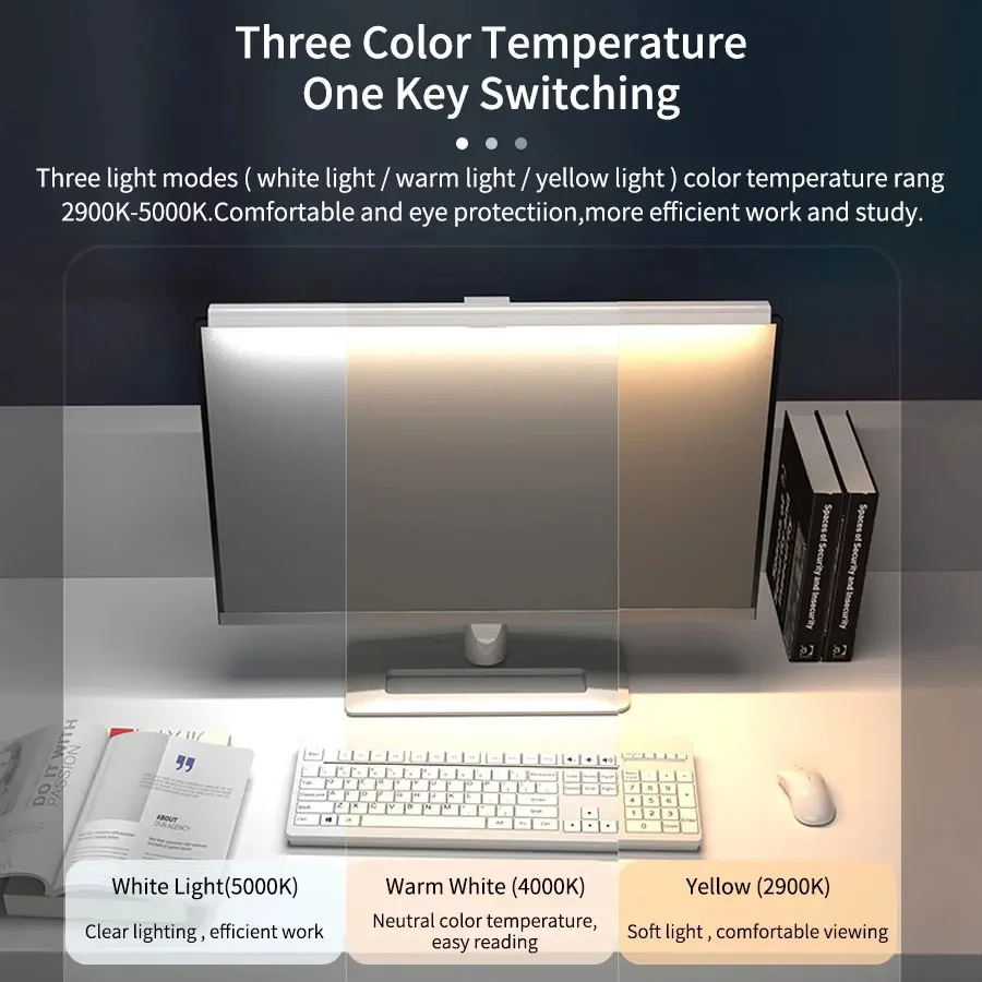 50cm Monitor Light Bar LED Desk Lamp for Eye Protection For LCD