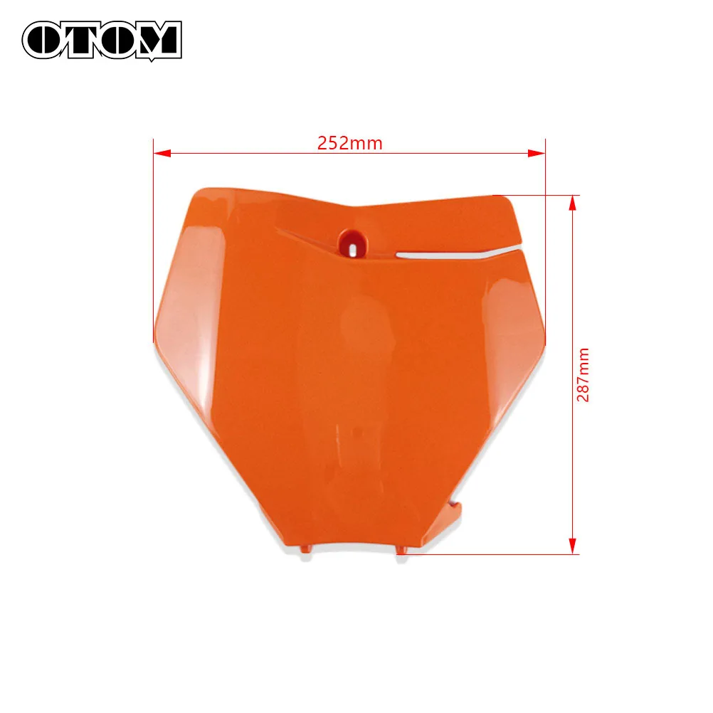 OTOM 2019-2023 오토바이 전면 번호판 플라스틱 가드 커버 등록증 홀더 KTM SX SXF XC XCF 125 250 액세서리
