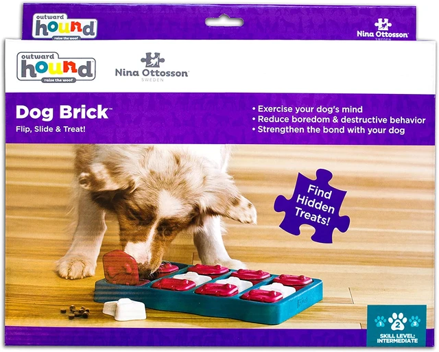 Dog Brick Interactive Dog Toys Treat Puzzle Dog Toys for Small Large Dogs  Dog Accessories Supplies