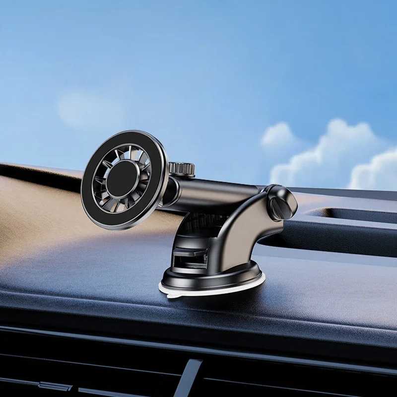 360° Rotating Car Magnetic Phone Holder Car Phone Bracket For iPhone 15 14 13 12 Xiaomi Samsung Mobile Phone Support Universal