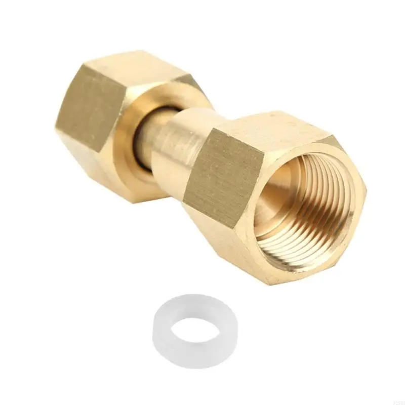 Brass CO2 to Argon Regulator Adapter CGA-320 to CGA-580 Gas Cylinder Valves A2BB