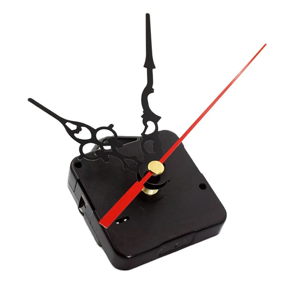 1PC Professional Practical Quartz wall clock movement Mechanism DIY Repair Tool Parts Kit with Red Hands