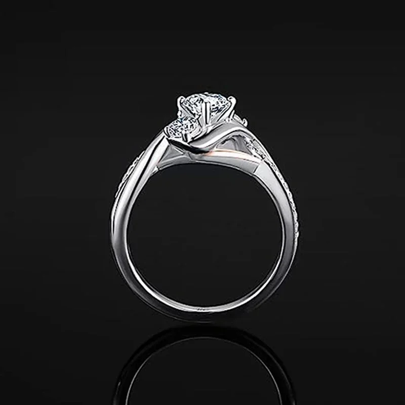 Wedding Rings for Women Brilliant Crystal Cubic Zirconia Eternity Engagement Party Jewelry wedding rings jewelry rings ring jewelry cubic zircon ring
