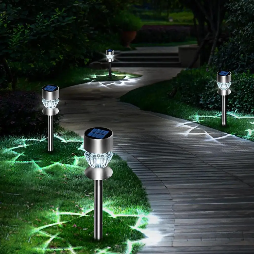 

Garden Ornament Enhance Garden's with 10 Super Bright Solar-powered Pathway Lights Waterproof Landscape Lighting Decorations Led