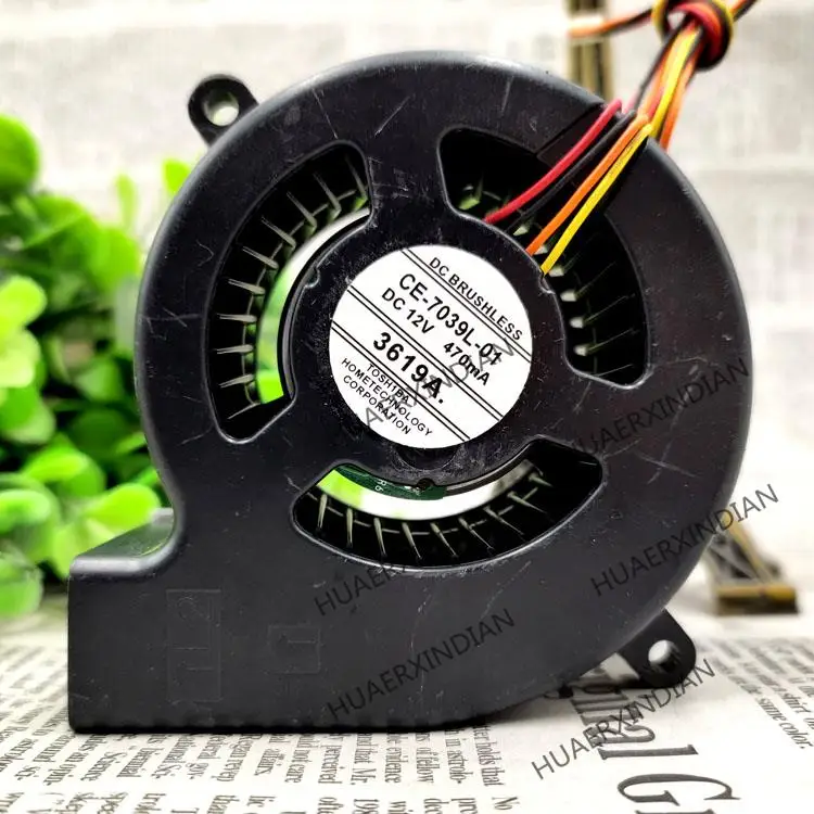 

Новый 7040 EB-S05 DC12V 470mA CE-7039L-01 4 комплект для сборки охлаждающего вентилятора
