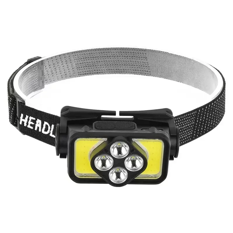 Motion Sensor Headlamp Rechargeable Waterproof for Camping