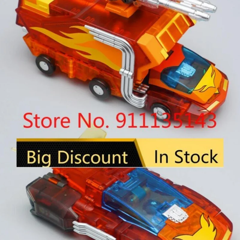 MechFansToys-Rodimus Prime MS-19D, versão transparente, MFT Hot