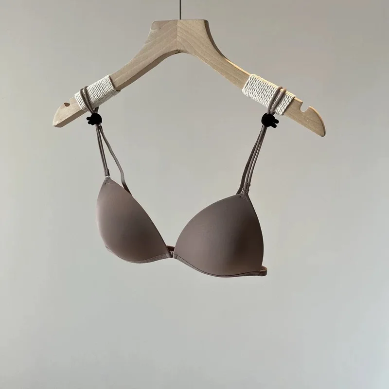 Push Up Bralette Small Chest Women - French Front Closure Thin Straps, Sexy Back Seamless Summer Bra Lingerie Body Women