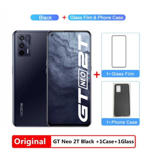 realme GT Neo 2T 5G Smart Phone MTK Dimensity 1200 AI 6.43”; 120Hz 4500mAh65W Super Dart Charge 64MP Main Camera NFC Google Play 8gb ddr4 8GB RAM