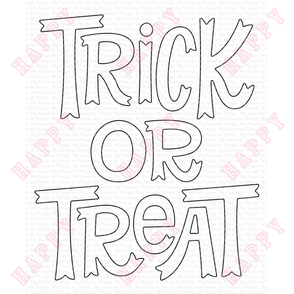 

Halloween Metal Cutting Dies Trick or Treat Scrapbook Diary Decoration Paper Craft Embossing Template DIY Greet Card Handmade