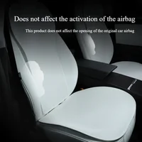Ice Silk Seat Cushion for Tesla Model 3 Y Juniper 2025 Breathable Mat Seat Cover Cushion Replacement Pad Summer Car Accessories 5