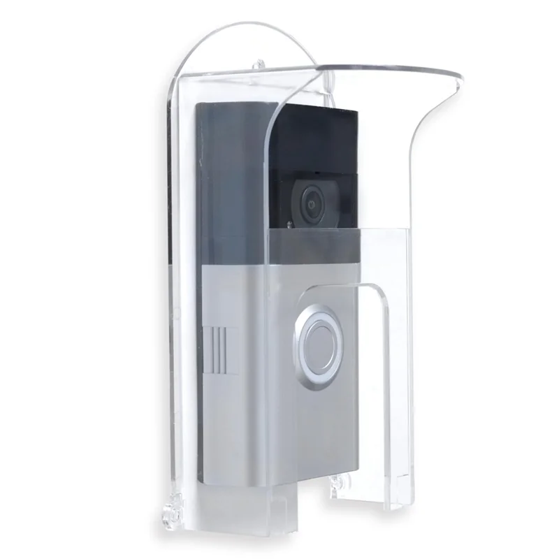 Transparent Plastic Doorbell Rain Cover Waterproof Protector Shield for Ring Models Video Doorbells