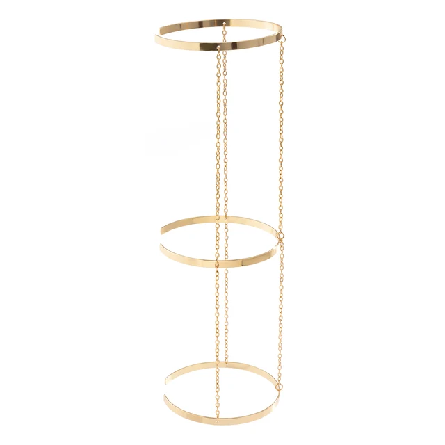 PuRui Bohemian Leaf Charm Upper Arm Bracelet Metal Leaves Tassel Pendants Arm Cuff Bangle Bracelets for Women Fashion Jewelry Gold color-3