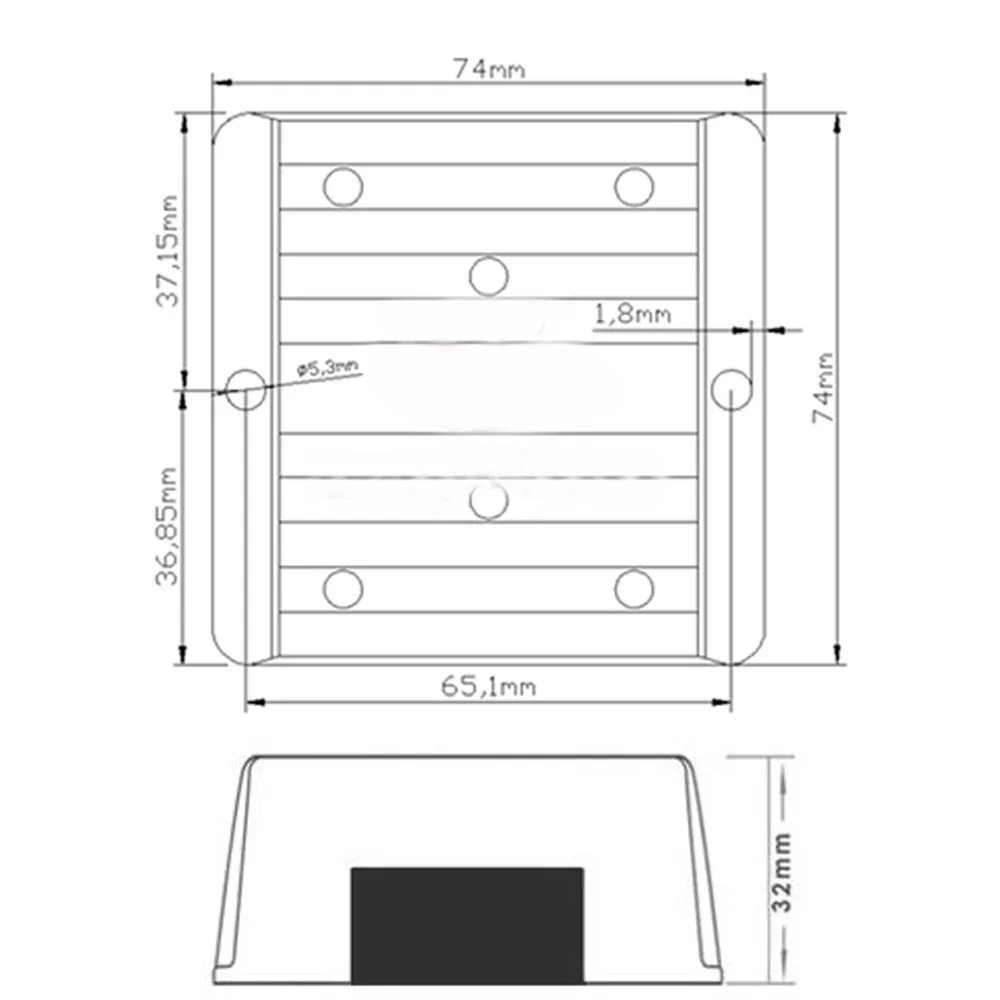 regulador de tensao dc buck 24v 12v 10a 15a 20a 30a 04