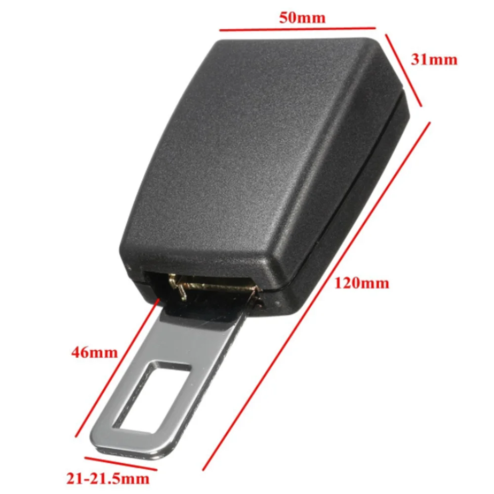 Car Seat Belt Extender with Padded Cover - Safety Buckle Clip Accessory
