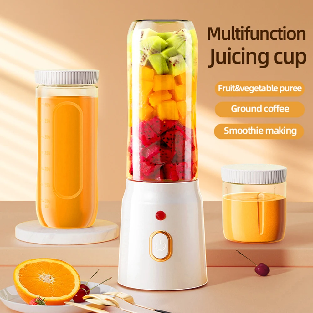 Description Picture 2 of itemPortable Wireless Blender Electric Fruit Juice Machine For Orange Ice Crushing 10 Blades Auxiliary Food Machine 1500mA Mixer