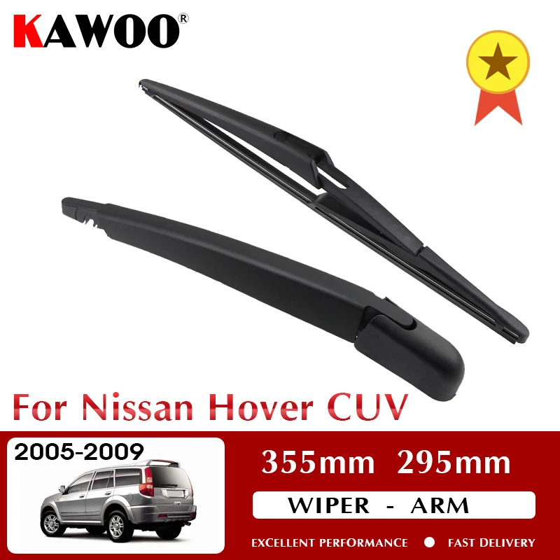 

KAWOO Car Rear Wiper Blade Blades Back Window Wipers Arm For Great Wall Hover CUV Hatchback 2005-2009 355mm Windscreen Wiper