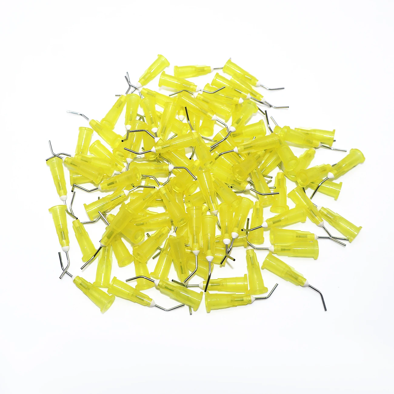 TJDent 100 teile/beutel Einweg Vor Gebogene Nadel Tipps Dental Flow Dichtstoff Ätza Verbund Harz Applikator Lieferung Spritze Spitze – Detail 6