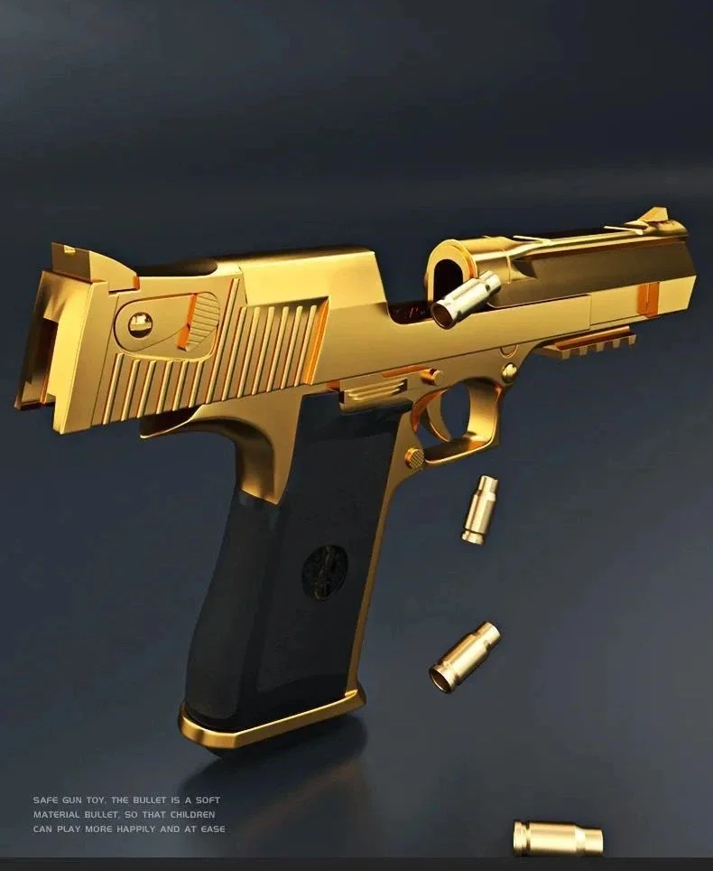 Desert Eagle Toy Gun Shell EjectionAirsoft Pistol Soft Foam Bullet Outdoor CS Weapon for Shooting Game Halloween Birthday Gift S4ac65b2371e44f79908f99257873dbddk