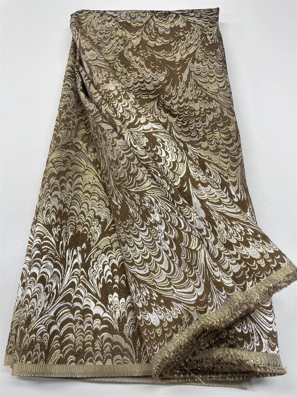 Nigerian Brocade Jacquard Lace Fabric French Lace Fabric 2023 High Quality African Lace Fabric For Women Party Material PL296-4 latest brocade lace fabric 2023 high quality gold line jacquard lace fabric african lace fabric nigerian dress for women a3579