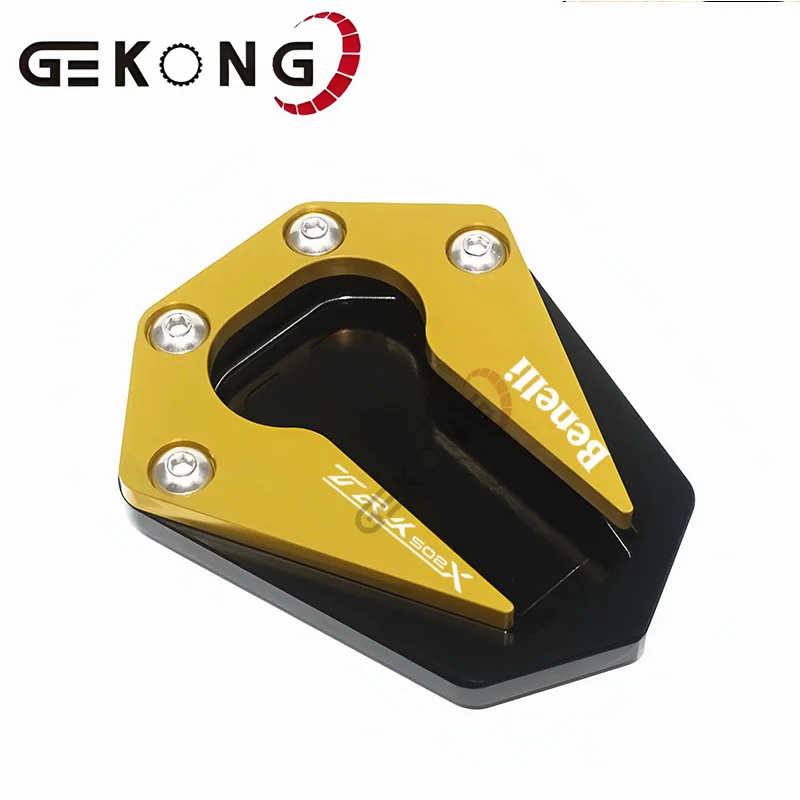 Motorcycle CNC Kickstand Side Stand Extension Pad Support Plate - Enhanced Stability