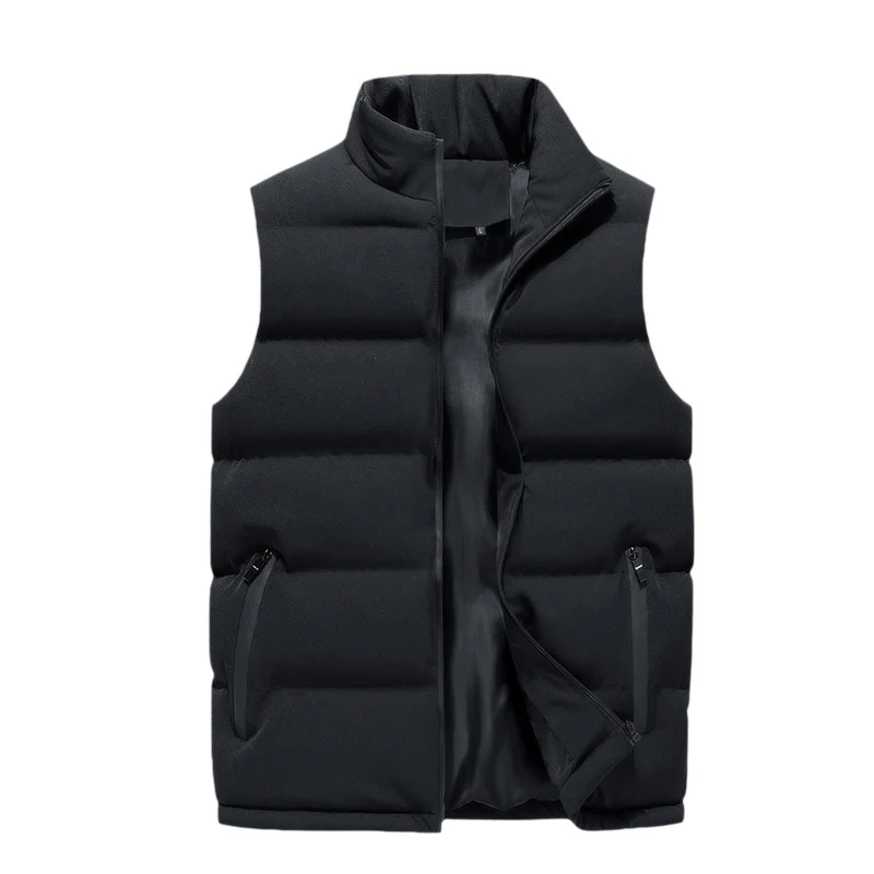 

Men's Vest Jacket Men's New Autumn Warm Sleeveless Cotton Jacket Men's Winter Casual Vest Plus Size Vest Homme Brand Clothing