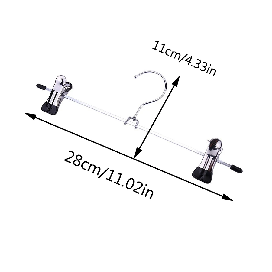 Home metal trouser rack non-slip trouser hanging clip clip seamless rack new upgrade pants rack trousers clip
