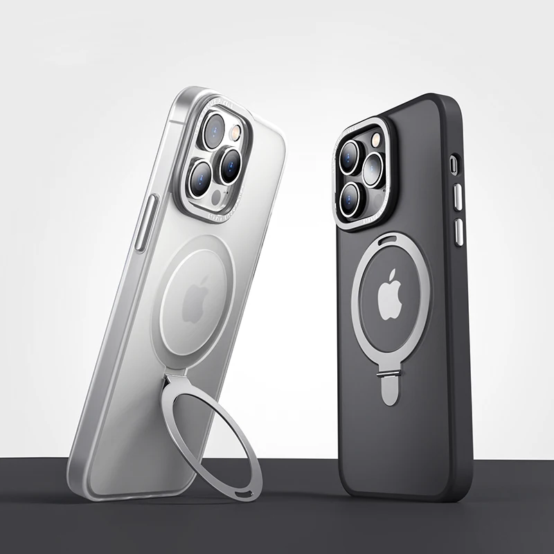 PuyaTeya Funda De Silicona Líquida Para IPhone 13 Pro Max Con Soporte De Anillo Magnético, Protección PuyaTeya Funda De Silicona Líquida Para IPhone 13 Pro Max Con Soporte De Anillo Magnético, Protección