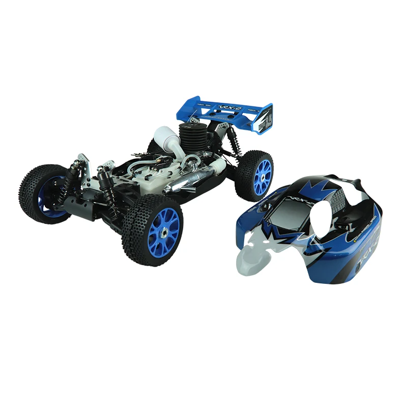 off-road excitement with the VRX Racing RH802 VRX-2 1/8 Nitro RTR 4WD Buggy! Powered by a Force.21 nitro engine 2