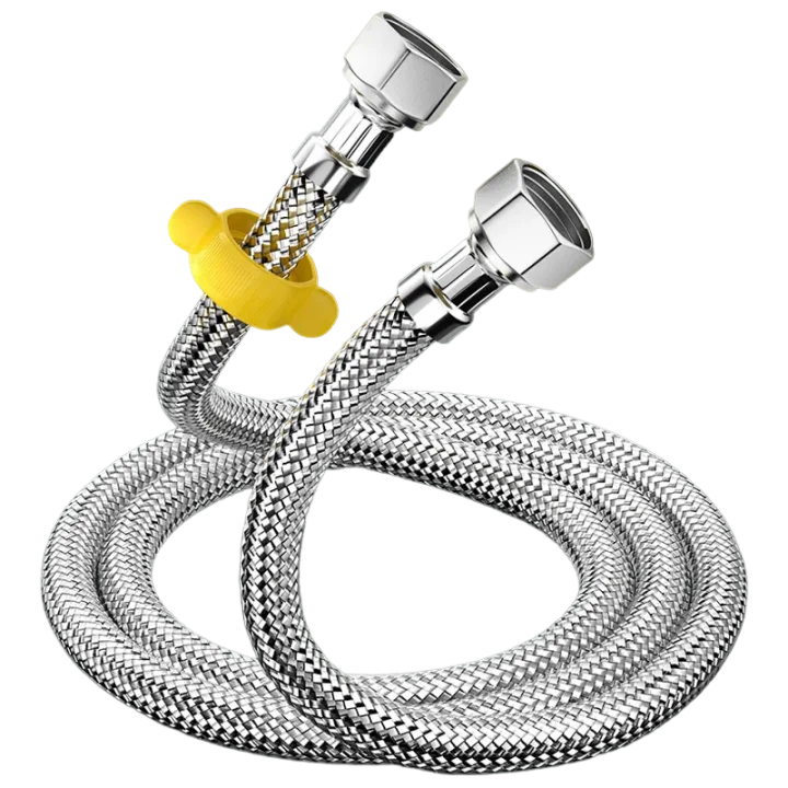 

Universal Flexible Shower Hose Stainless Steel Chrome Bathroom Water Head Shower Head Water Pipe Tool