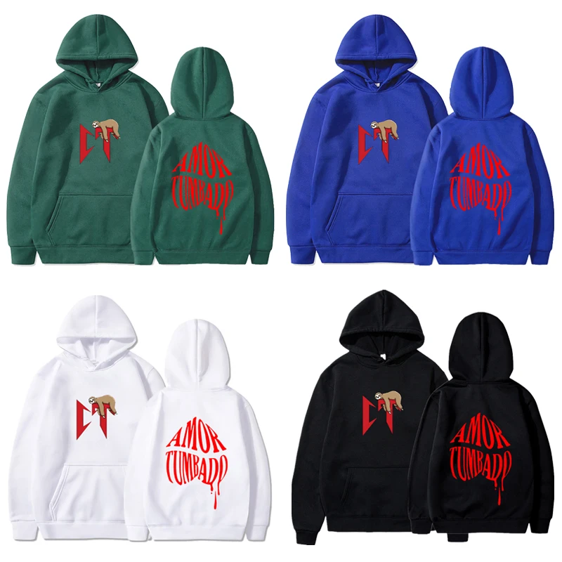 

Corridos Tumbados Hoodies Men Fashion Natanael Cano Long Sleeve Sweatshirts Women Casual Harajuku Letter Printing Streetwear Top