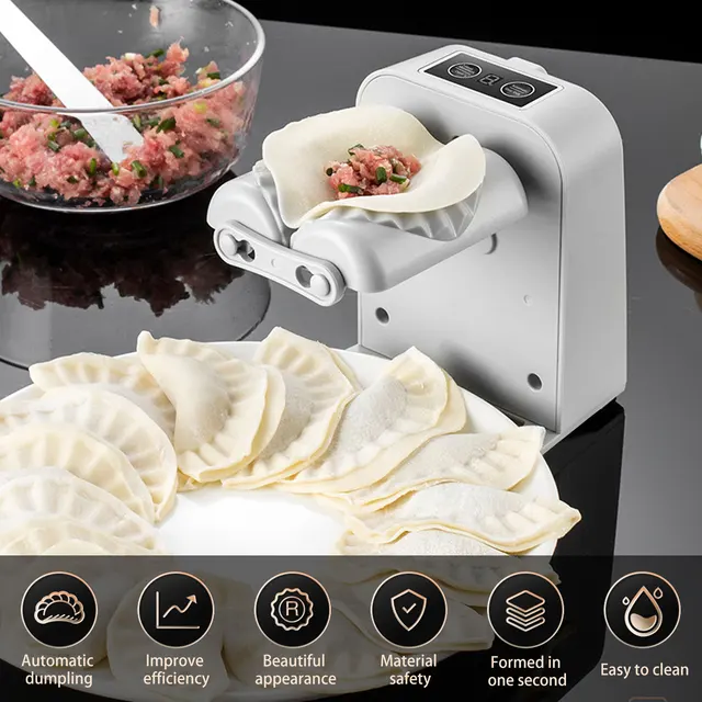 Macchina Automatica Per Gnocchi E Ravioli Elettrica - Doppia Testa, Ricaricabile USB, Ideale Per Casa, Facile Da Pulire