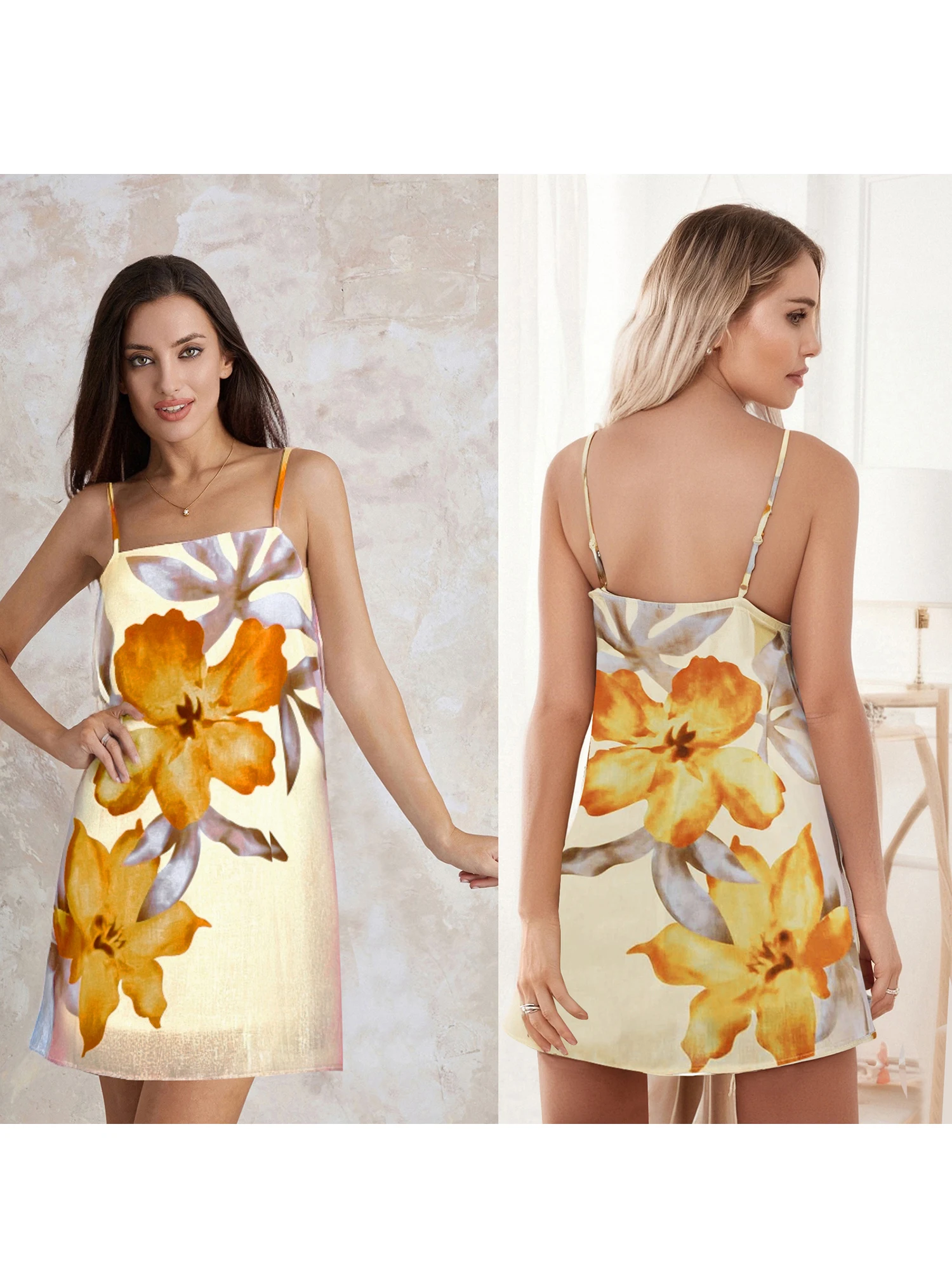 Women Sleeveless Dress Casual Solid Color V-Neck A-Line Mini Dress for Date Night Dinner Party Clubwear Summer Fashion