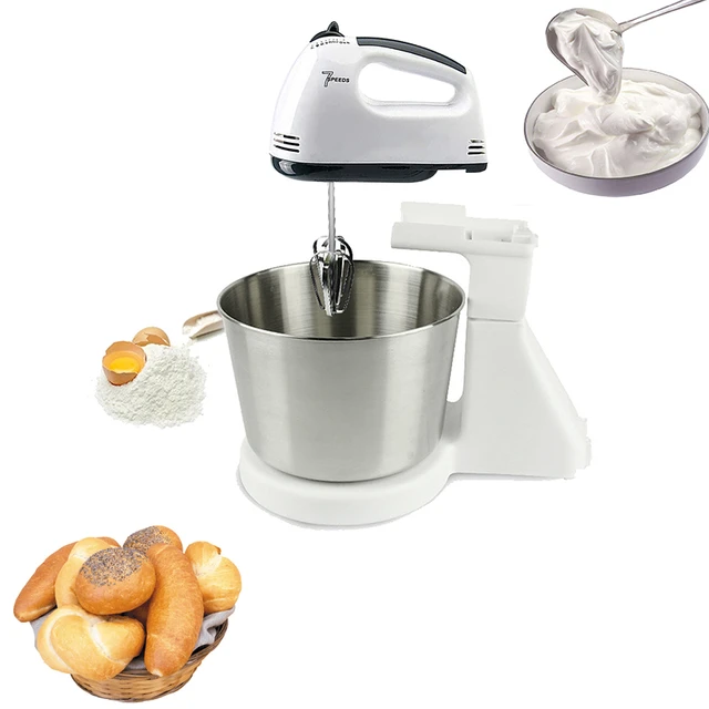 Multifunction Electric Food Mixer 7 Speed Table Stand Cake Dough Mixer  Handheld Egg Beater Blender Baking Whipping Cream Machine - Food Mixers -  AliExpress