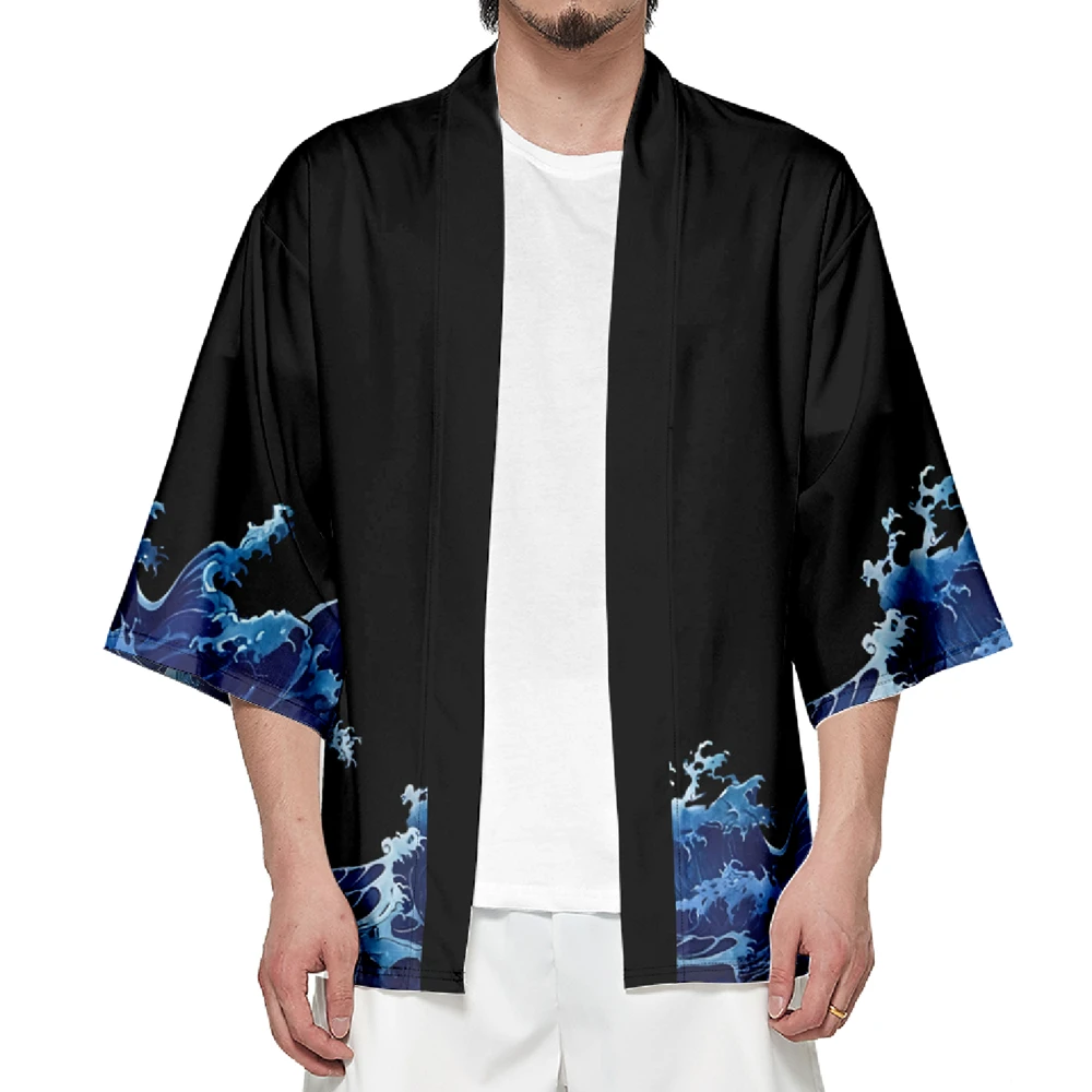 Beautiful Japanese Style Kimono for Women - Traditional Asian Clothing with Carp Pattern