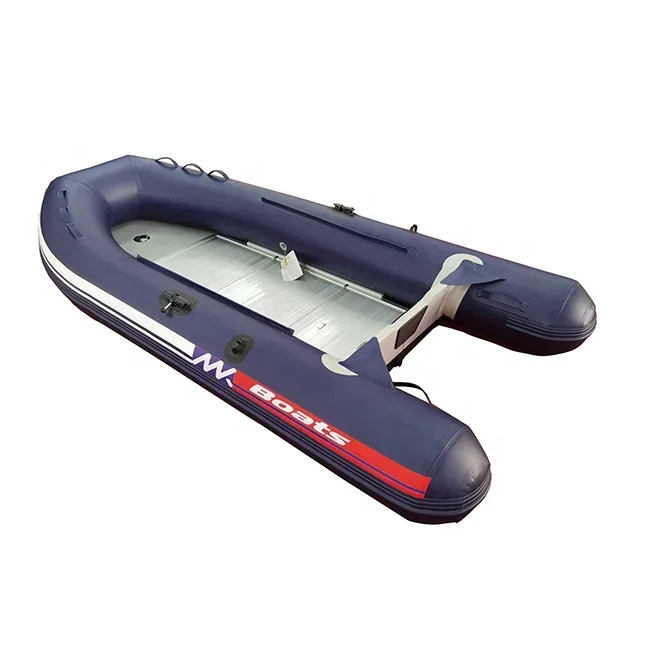5 Person 3.6m Aluminum Floor Inflatable Sport Boat With Outboard Engine